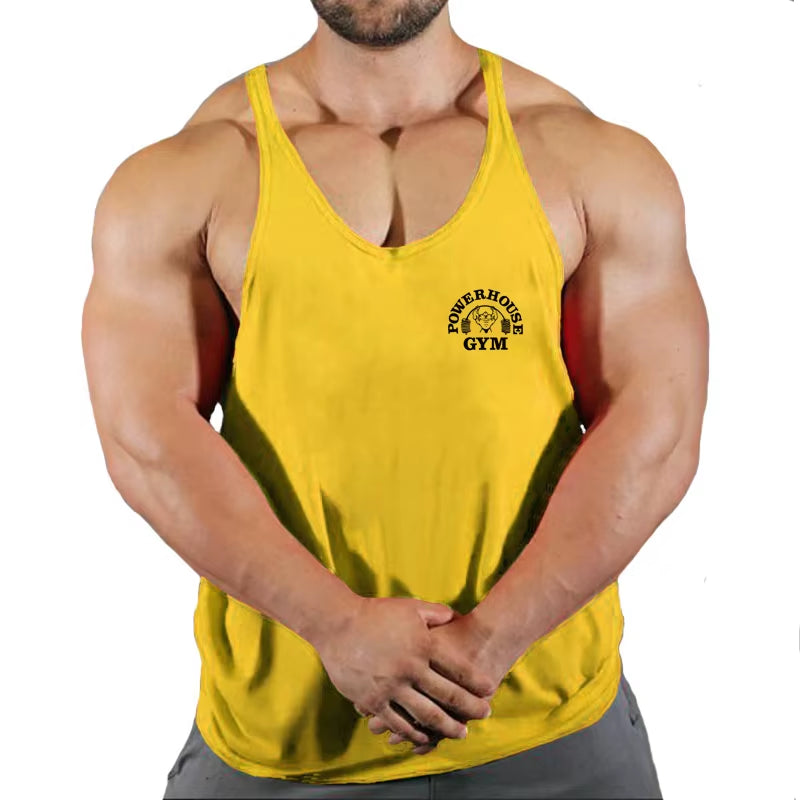 Fitness Clothing Gym T-Shirts Suspenders Man Gym Top Men Sleeveless Sweatshirt Men'S Clothes Stringer Vests Bodybuilding Shirt