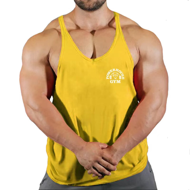 Fitness Clothing Gym T-Shirts Suspenders Man Gym Top Men Sleeveless Sweatshirt Men'S Clothes Stringer Vests Bodybuilding Shirt
