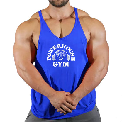 Fitness Clothing Gym T-Shirts Suspenders Man Gym Top Men Sleeveless Sweatshirt Men'S Clothes Stringer Vests Bodybuilding Shirt