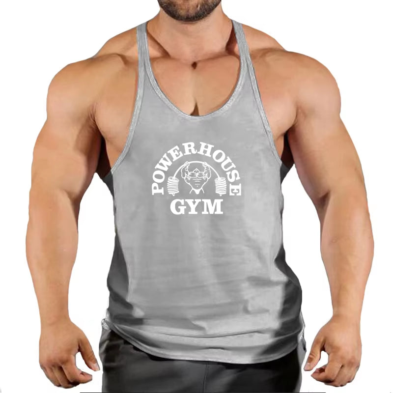 Fitness Clothing Gym T-Shirts Suspenders Man Gym Top Men Sleeveless Sweatshirt Men'S Clothes Stringer Vests Bodybuilding Shirt