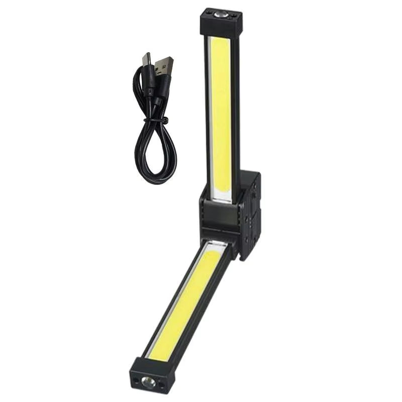 7-Speed Dimming Flash Gym Lamp for Posing Portable Magnet LED Posing Lamp with Hanging Hook Selfie Light with 180 Degree Folding