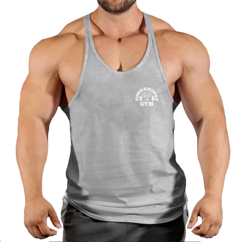 Fitness Clothing Gym T-Shirts Suspenders Man Gym Top Men Sleeveless Sweatshirt Men'S Clothes Stringer Vests Bodybuilding Shirt