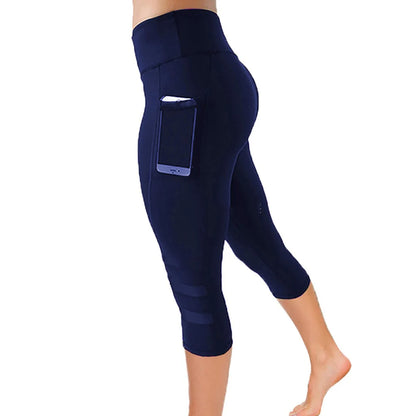 High Waist Seamless Dotted Hollow Out Sport Women Tights Yoga Pants Workout Activewear Gym Clothing Women'S Tights